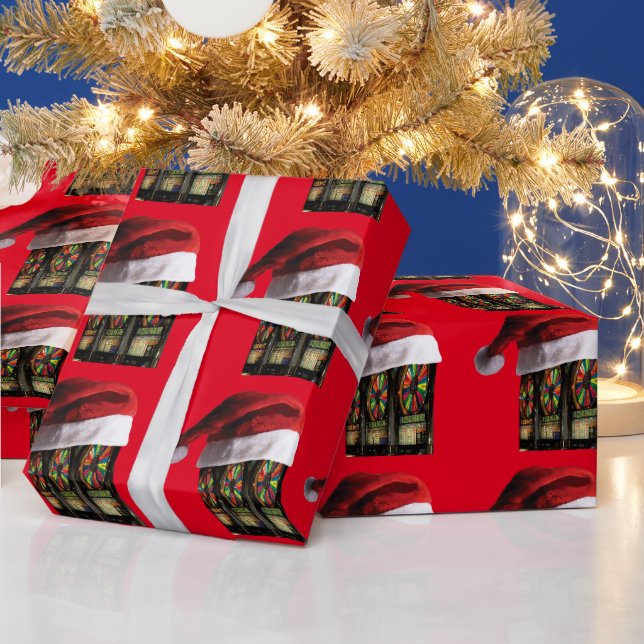 Papel De Presente Caça-níquel de Natal Vegas (Feriados)