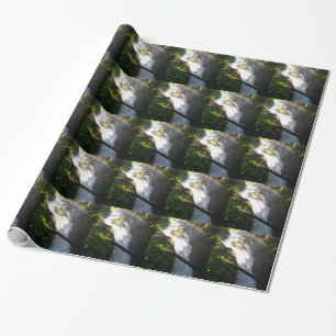 Papel De Presente Cachoeiras Sol Duc Ladrilho Nacional Olímpico