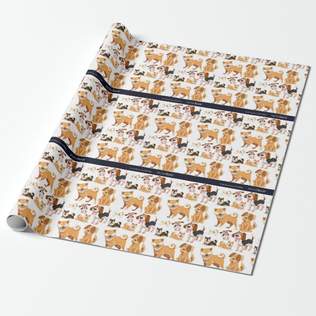 Papel De Presente Cachorro (Desenrolado)