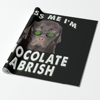 Papel De Presente Cachorro | Beije-me Sou Chocolate Labrish
