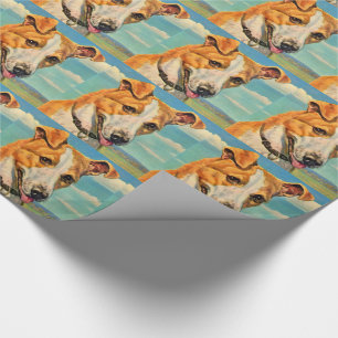 Papel De Presente cachorro bonito cachorro