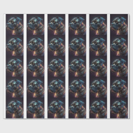 Papel De Presente Cachorro Boxer Steampunk