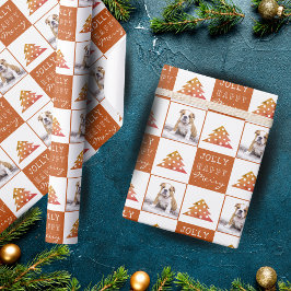 Papel De Presente Cachorro Cachorro Cachorro Típico de Pet Foto de Á