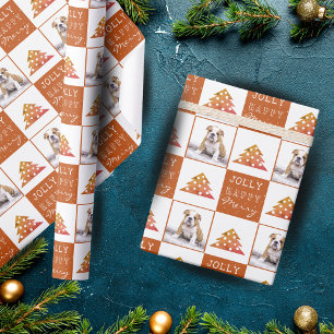 Papel De Presente Cachorro Cachorro Cachorro Típico de Pet Foto de Á