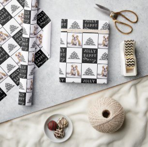 Papel De Presente Cachorro Cachorro Cachorro Típico de Pet Foto de Á