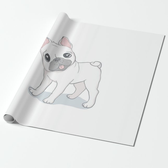 Papel De Presente Cachorro Cachorro | Presente Para Pistas De Cães (Desenrolado)