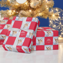 Cachorro Chihuahua Fofo na Neve Vermelho Natal