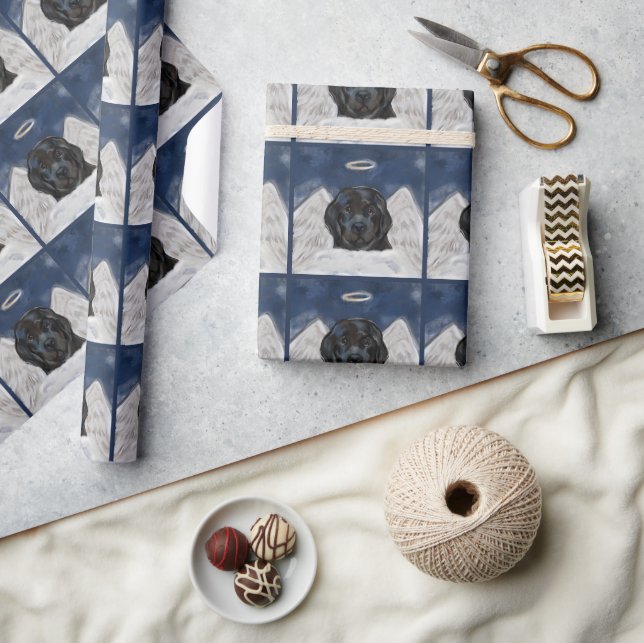 Papel De Presente Cachorro da Terra Nova (Artesanato)