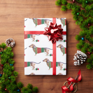 Papel De Presente Cachorro de Cachorro Cinto Cachorro de Água no Sal