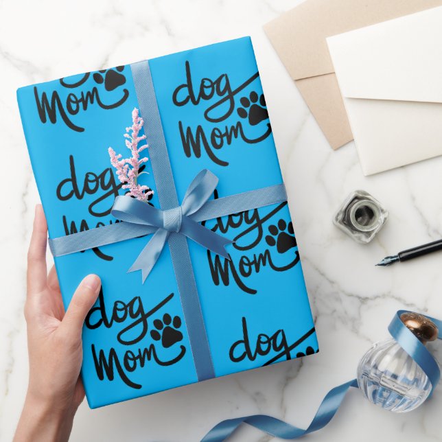 Papel De Presente Cachorro Engraçado Mãe (Presentear)