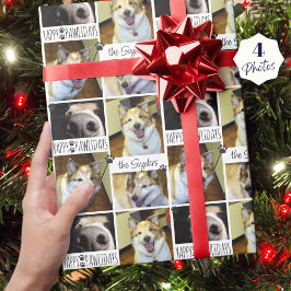 Papel De Presente Cachorro Engraçado Natal 4 Fotos YAPPY PAWLIDAYS