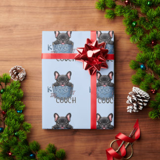 Papel De Presente Cachorro francês fofo Amante de cães engraçados