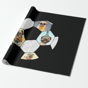 Papel De Presente Cachorro Legal Pug Life Pug Birthday Cachorro