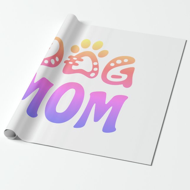 Papel De Presente Cachorro Mãe (Desenrolado)
