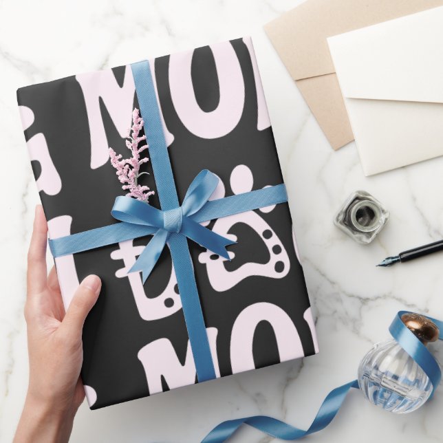 Papel De Presente Cachorro Mãe (Presentear)