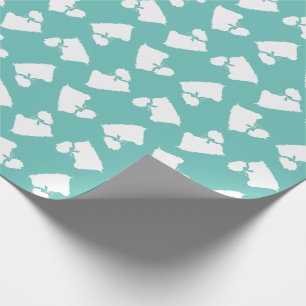 Papel De Presente Cachorro Maltês Puppy Cabelo Longo
