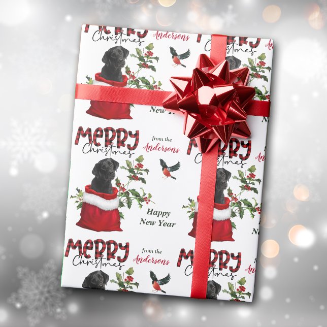 Papel De Presente Cachorro-preguiçoso negro no saco de presentes de  (Criador carregado)