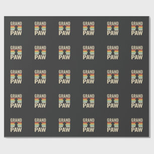 Papel De Presente Cachorro Retro Vintage Grand Paw
