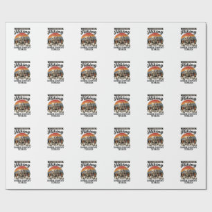 Papel De Presente Cachorro Terrier Dandie Dinmont Hiking Montanha Re