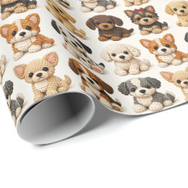 Papel De Presente Cachorros Fofos