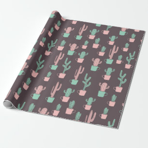Papel De Presente Cactus