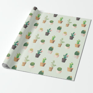 Papel De Presente Cactus