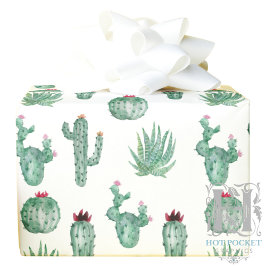 Papel De Presente Cactus Wraping Paper