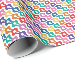 Papel De Presente Cadeia de cores