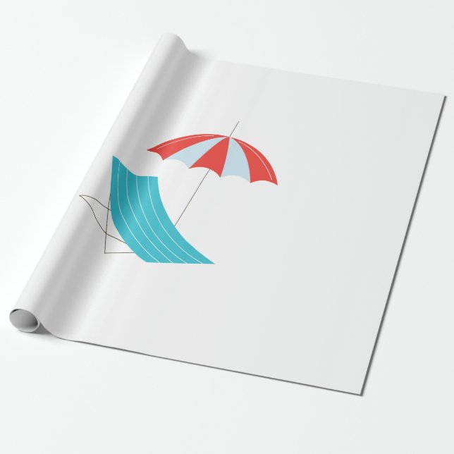 Papel De Presente Cadeira de guarda-chuva (Desenrolado)