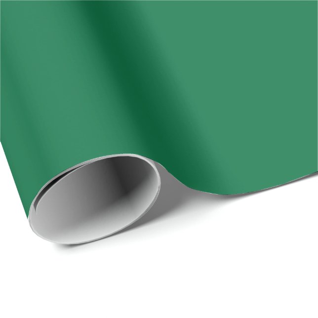 Papel De Presente Cadmium verde (cor sólida) (Ponta do rolo)