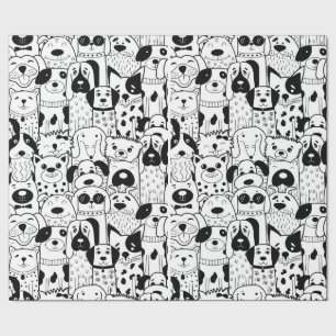 Papel De Presente Cães do Doodle