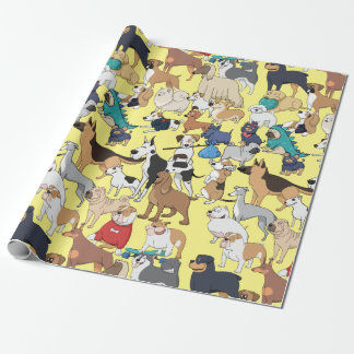 Papel De Presente Cães do Mundo