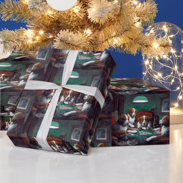 Papel De Presente Cães jogando pôquer Cassius Marcellus Coolidge 189 (Feriados)