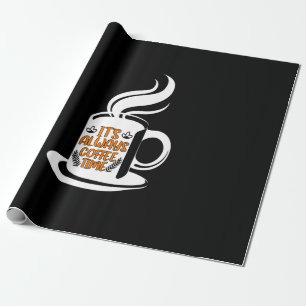 Papel De Presente Café Arte É Sempre Hora Do Café