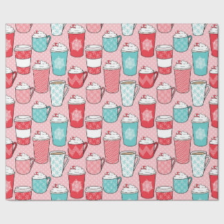 Papel De Presente Café Atrasado no inverno Papel de enrolamento