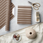 Papel De Presente Café Branco fino horizontal<br><div class="desc">Café e papel de enrolamento horizontal fina branco</div>