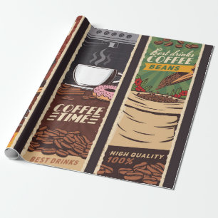 Papel De Presente Café compre banners de vintage vintage, cafeteria