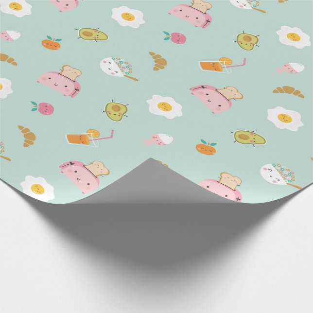 Papel De Presente Café da Manhã Bonito na horta (Ponta)