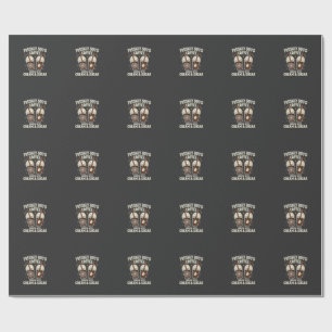 Papel De Presente Café de Halloween Frescamente Sangrado