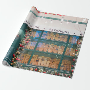 Papel De Presente Café de Natal com decoração de Natal