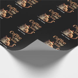 Papel De Presente Café é meu passatempo Uma mistura de paixão e cafe