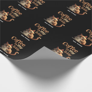 Papel De Presente Café é meu passatempo Uma mistura de paixão e cafe