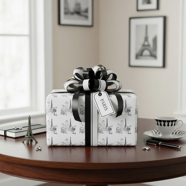 Papel De Presente Café Paris (Criador carregado)