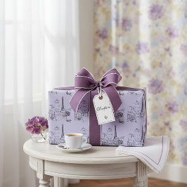 Papel De Presente Cafe Paris Wrapping Paper