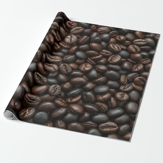 Papel De Presente Café preto (Desenrolado)