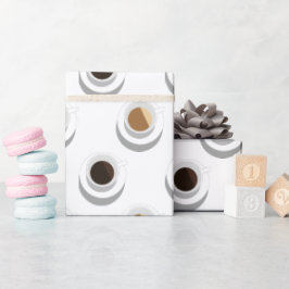 Papel De Presente Café quebrado.