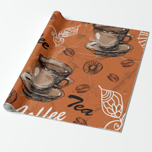 Papel De Presente Café Tea Lover