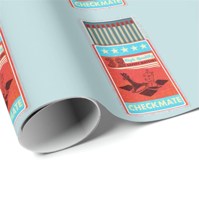 Papel De Presente Caixa retrorativa de fósforos de pop (Ponta do rolo)