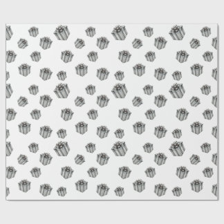 Papel De Presente Caixas de Presente de Prata Premium para Festa de 