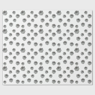 Papel De Presente Caixas de Presente de Prata Premium para Festa de 